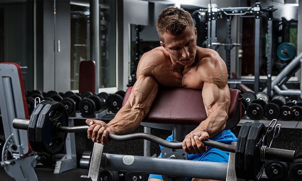Poleas versus barras para el crecimiento de los bíceps